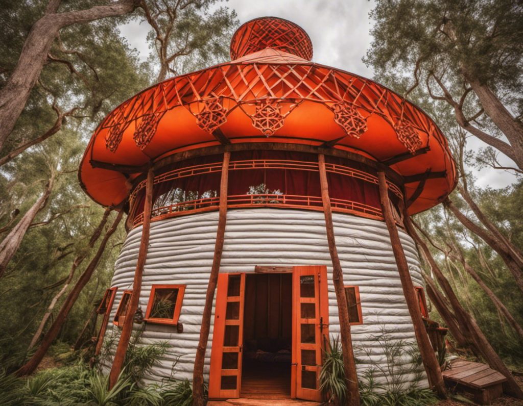 A yurt outside the skirt of Orlando