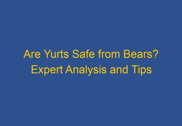 Are Yurts Safe from Bears? Expert Analysis and Tips
