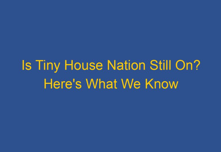 Is Tiny House Nation Still On? Here’s What We Know
