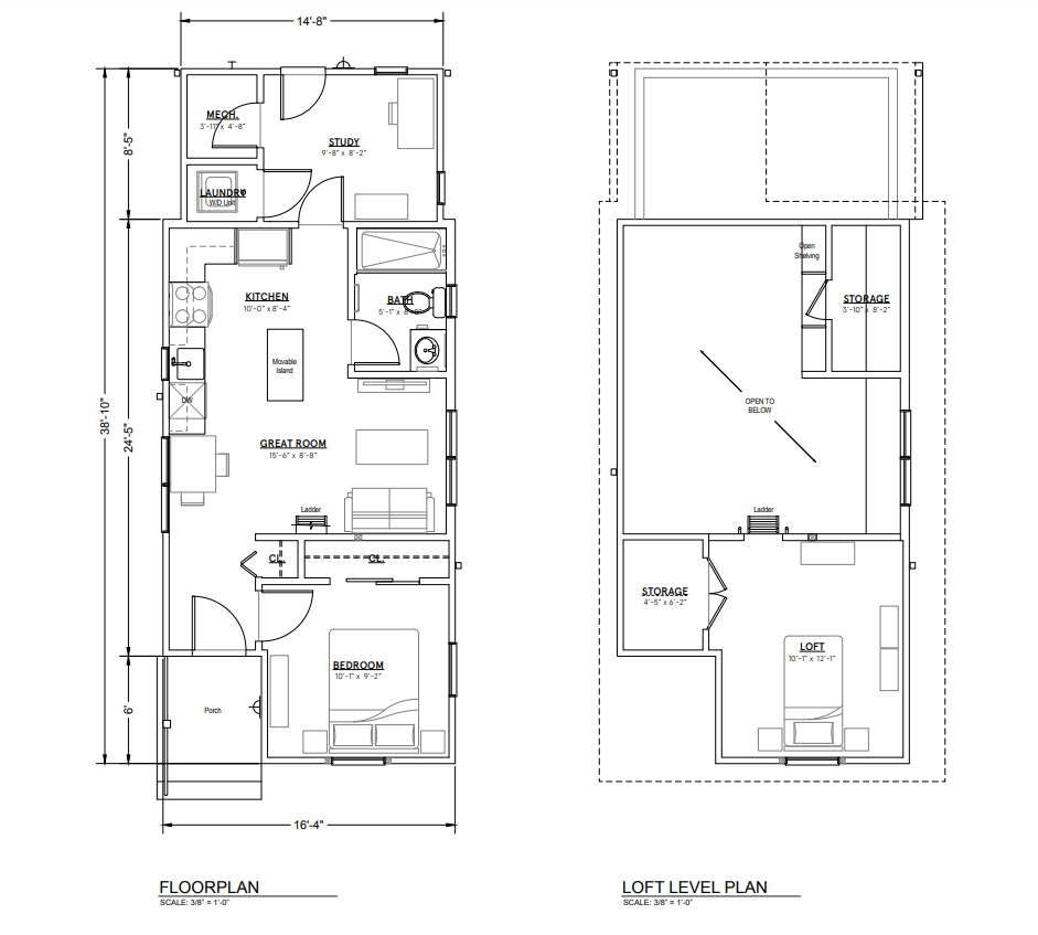 1 Bedroom Tiny House Floor Plans: Efficient Designs for Modern Living 2 1 Bedroom Tiny House Floor Plans: Efficient Designs for Modern Living