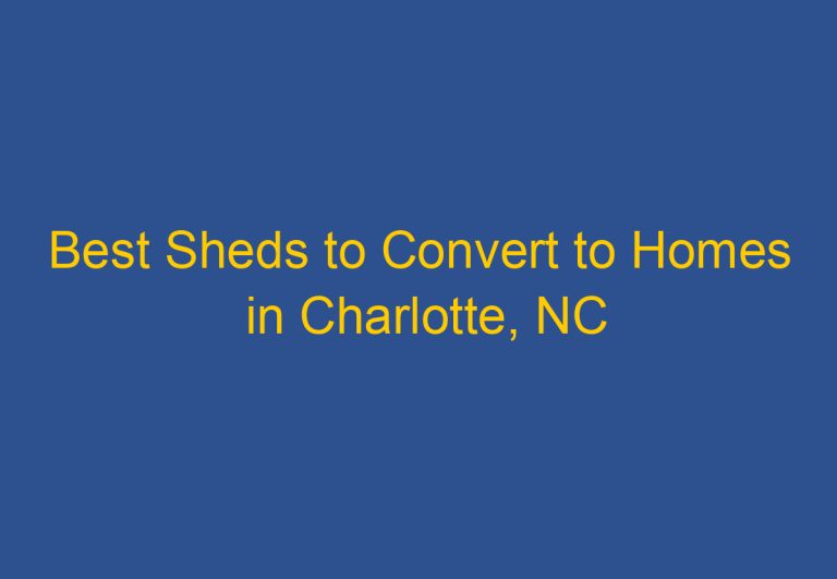 Best Sheds to Convert to Homes in Charlotte, NC