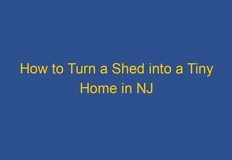 How to Turn a Shed into a Tiny Home in NJ