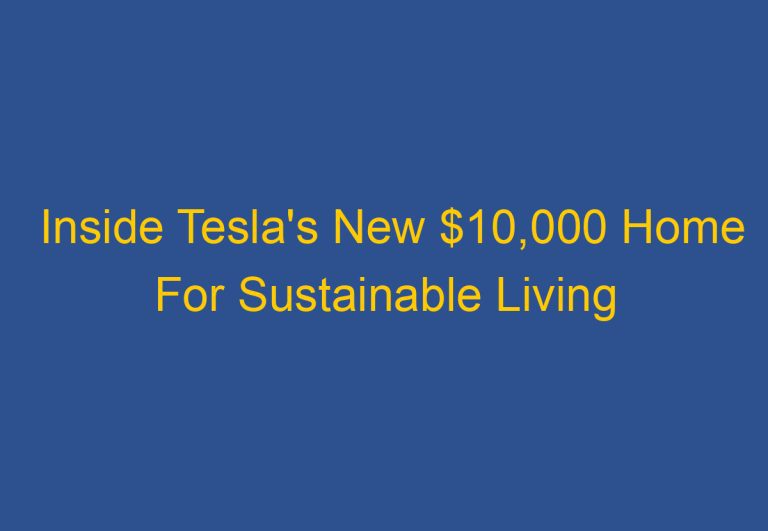 Inside Tesla’s New $10,000 Home For Sustainable Living