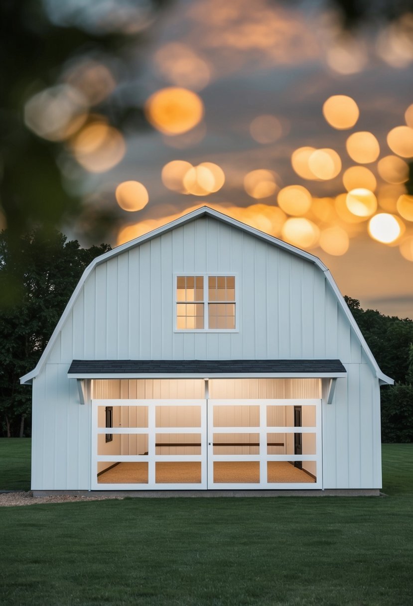 A barndominium floor plan with a basement