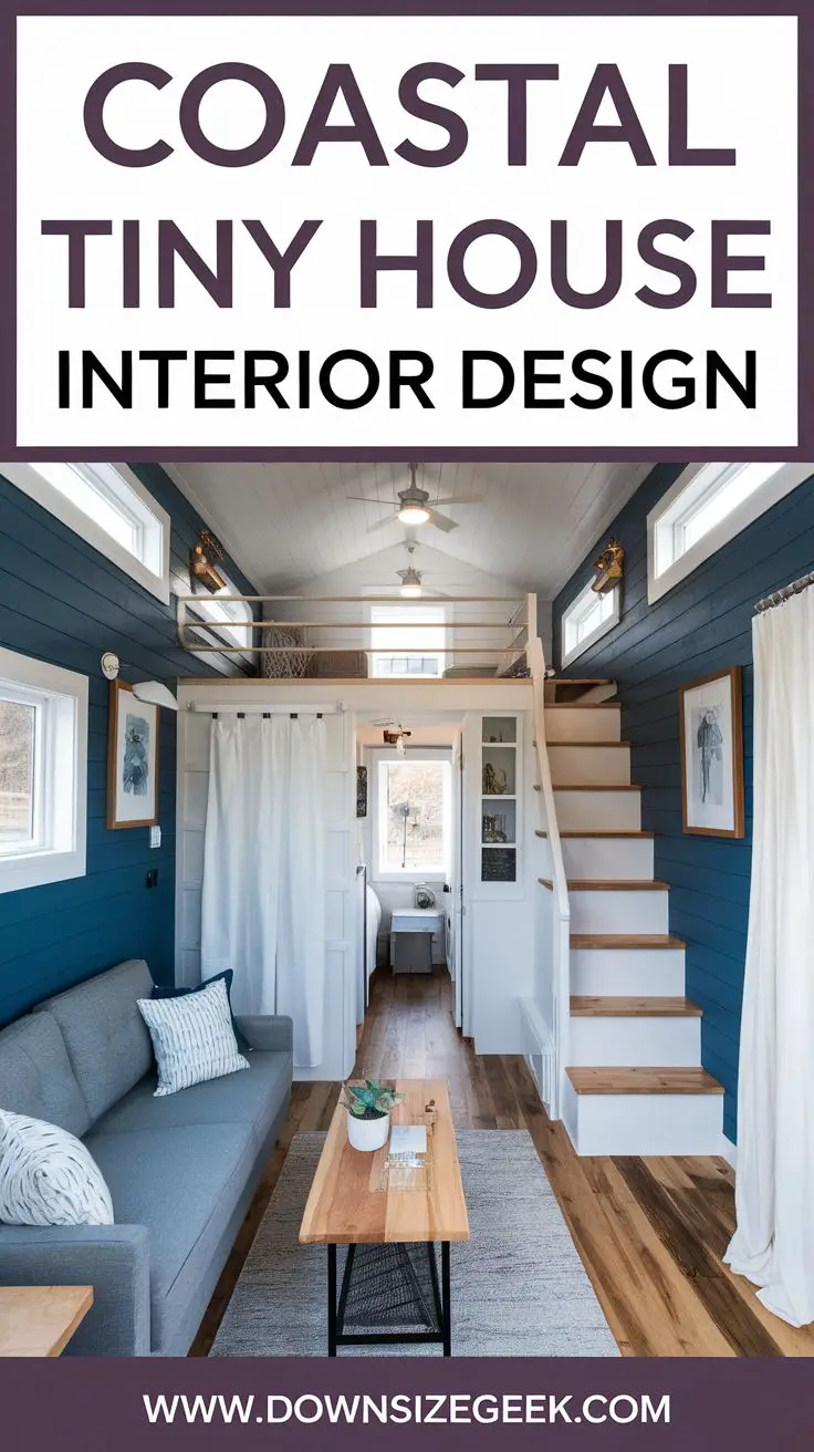 Custom Style Living Room - AI Interior Design & Virtual Staging | ai4spaces - Minimalist Coastal Living Room Installation Design