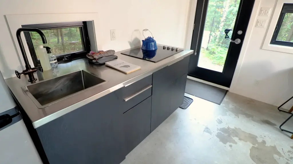 2-STORY 300sqft TINY HOME TOWER With Rooftop Deck! (Full Airbnb Tour)