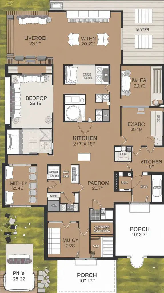 Simple 4 Bedroom House Plans: Efficient Designs for Modern Living 13 Simple 4 Bedroom House Plans: Efficient Designs for Modern Living