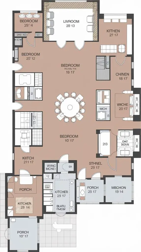 Simple 4 Bedroom House Plans: Efficient Designs for Modern Living 9 Simple 4 Bedroom House Plans: Efficient Designs for Modern Living