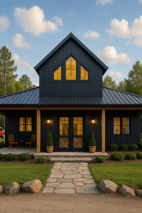 3 Bedroom Barndominium Modern Farmhouse Set of Plans