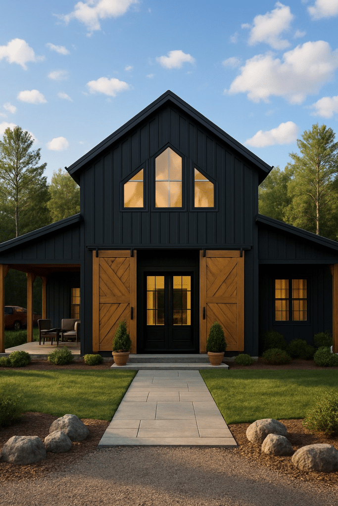 3 Bedroom Barndominium Modern Farmhouse Set of Plans