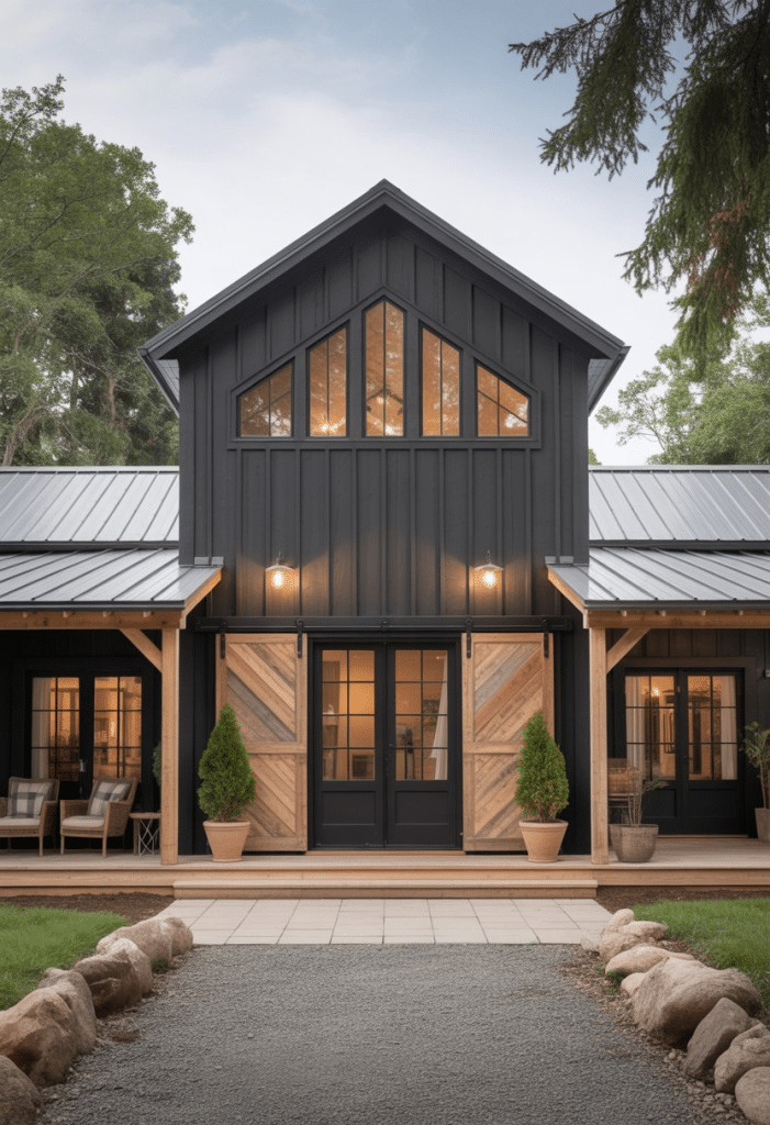 3 Bedroom Barndominium Modern Farmhouse Set of Plans