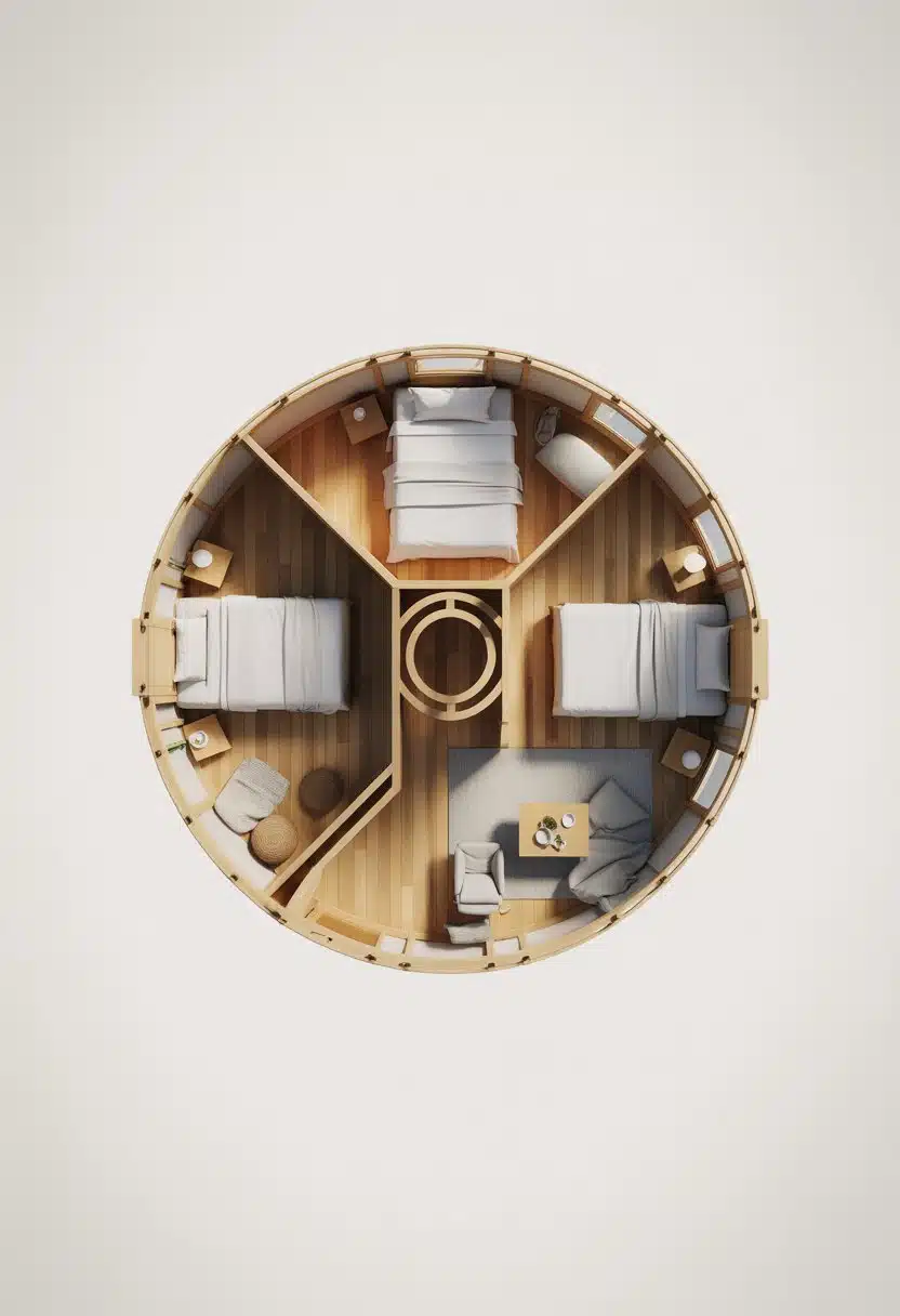 3 Bedroom Yurt House Plans: Modern Designs and Layout Ideas