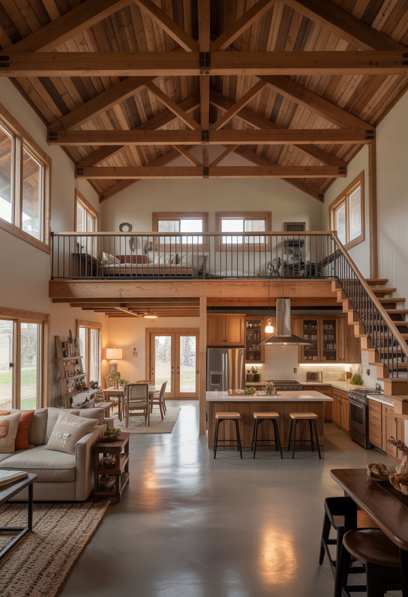 Open Concept Barndominium Floor Plans Single Story With Loft Ideas: 7 ...