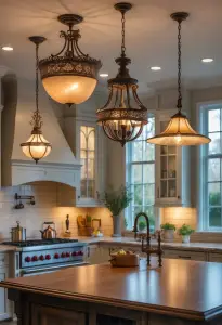7 Victorian Style Kitchen Lighting Ideas to Enhance Classic Elegance
