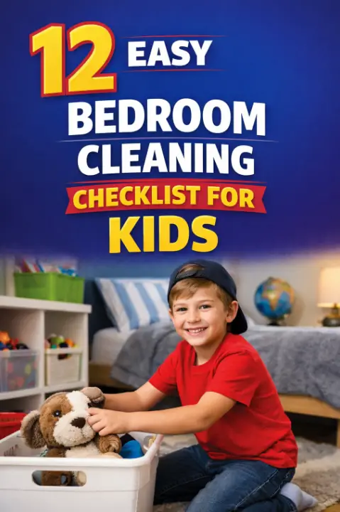 Bedroom Cleaning Checklist For Kids