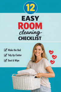 Easy Room Cleaning Checklist | Simple Room Reset Routine