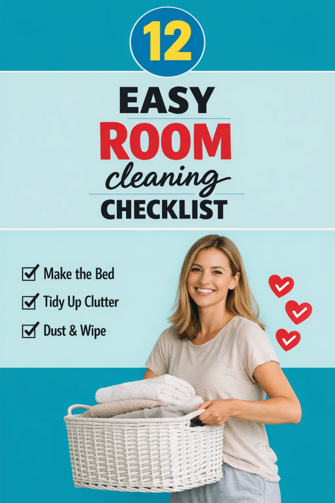 Easy Room Cleaning Checklist