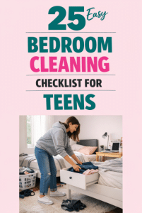 Bedroom Cleaning Checklist For Teens