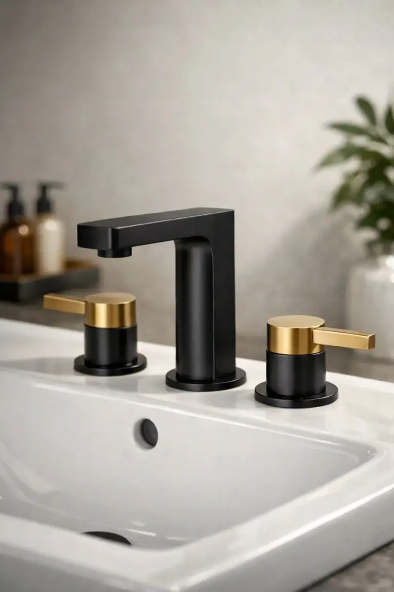Sleek and Stylish Bathroom Inspiration with Black Brassware: 7 Modern Design Ideas