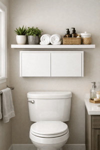 Above the-Toilet Decor & Storage Ideas: 7 Smart Solutions for Small Bathrooms