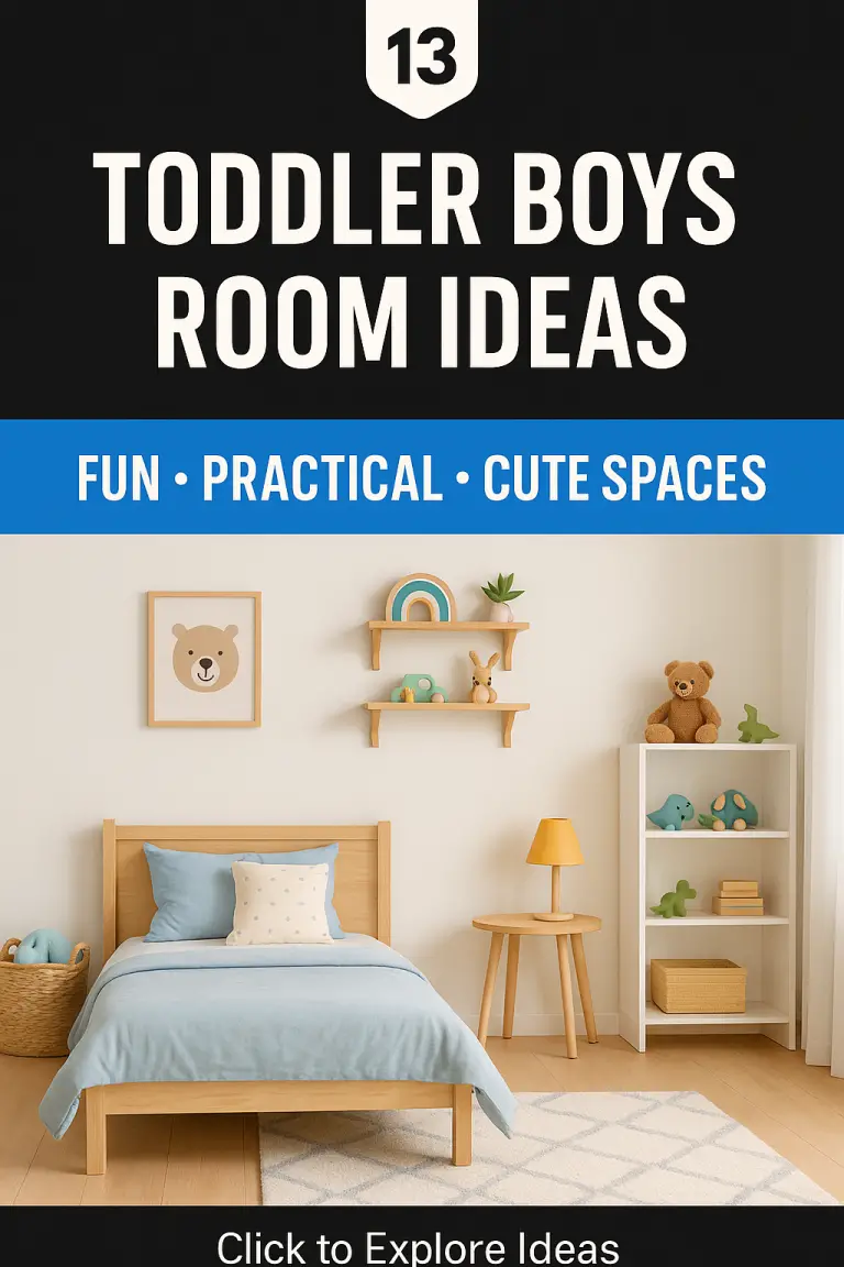 Toddler Boys Room Ideas: 7 Creative Designs for Every Style