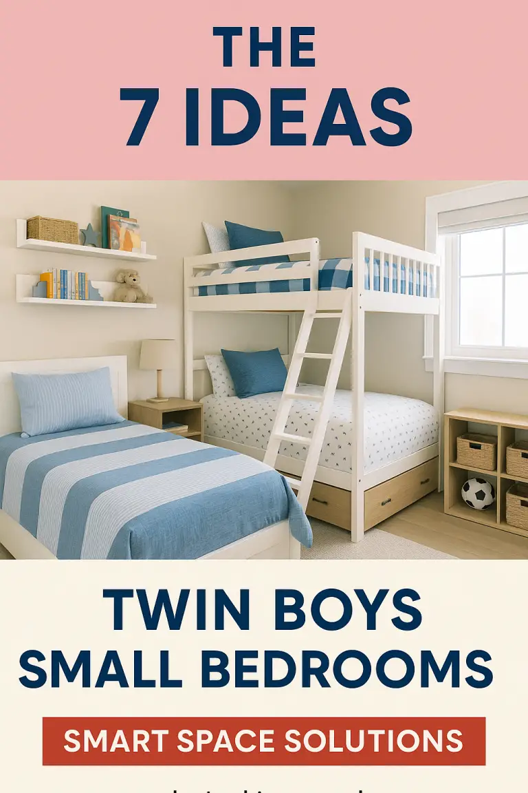 Twin Boys Bedroom Ideas For Small Room: 7 Smart Designs To Maximize Space