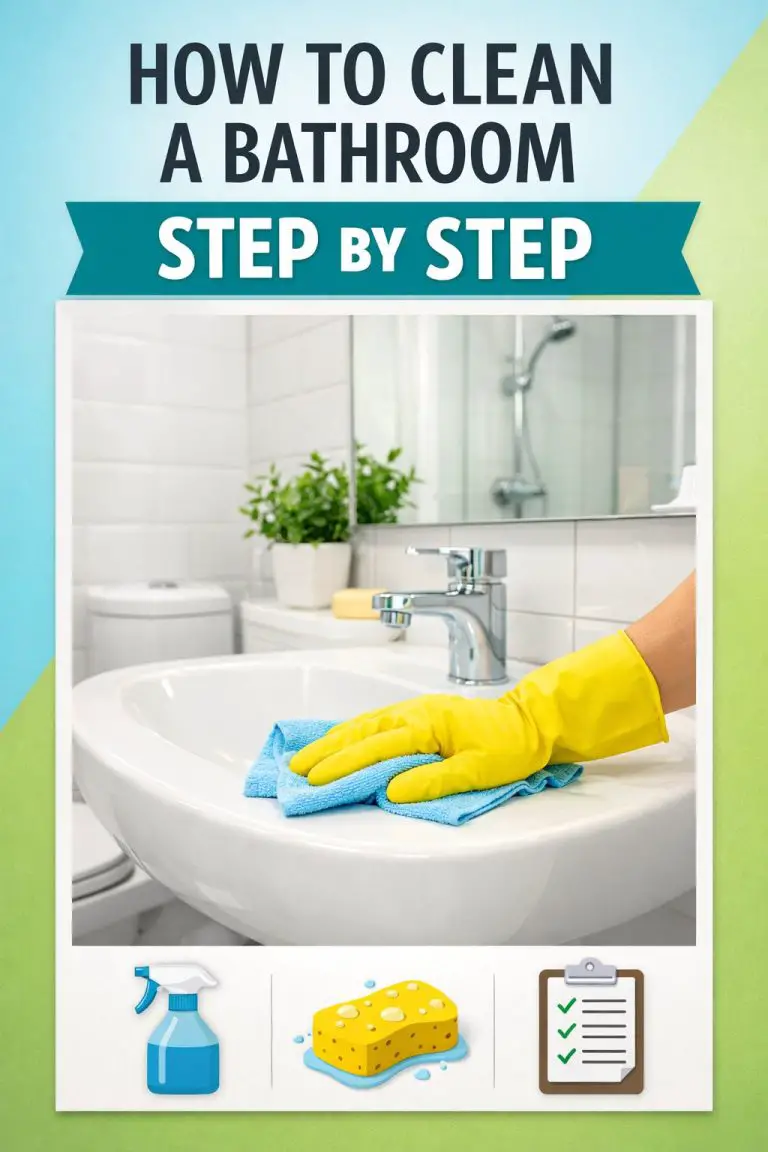 How to Clean a Bathroom Step by Step: Comprehensive Cleaning Guide