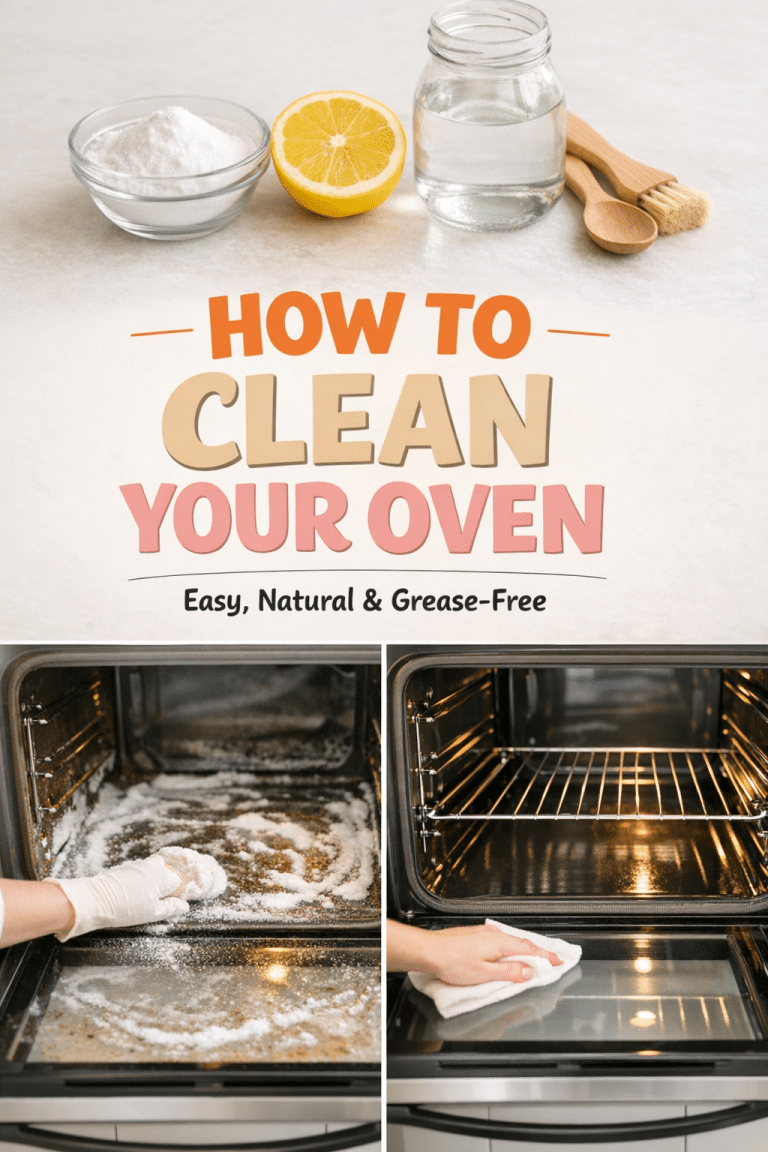 How To Clean Your Oven FAST (Even If It’s REALLY Bad)