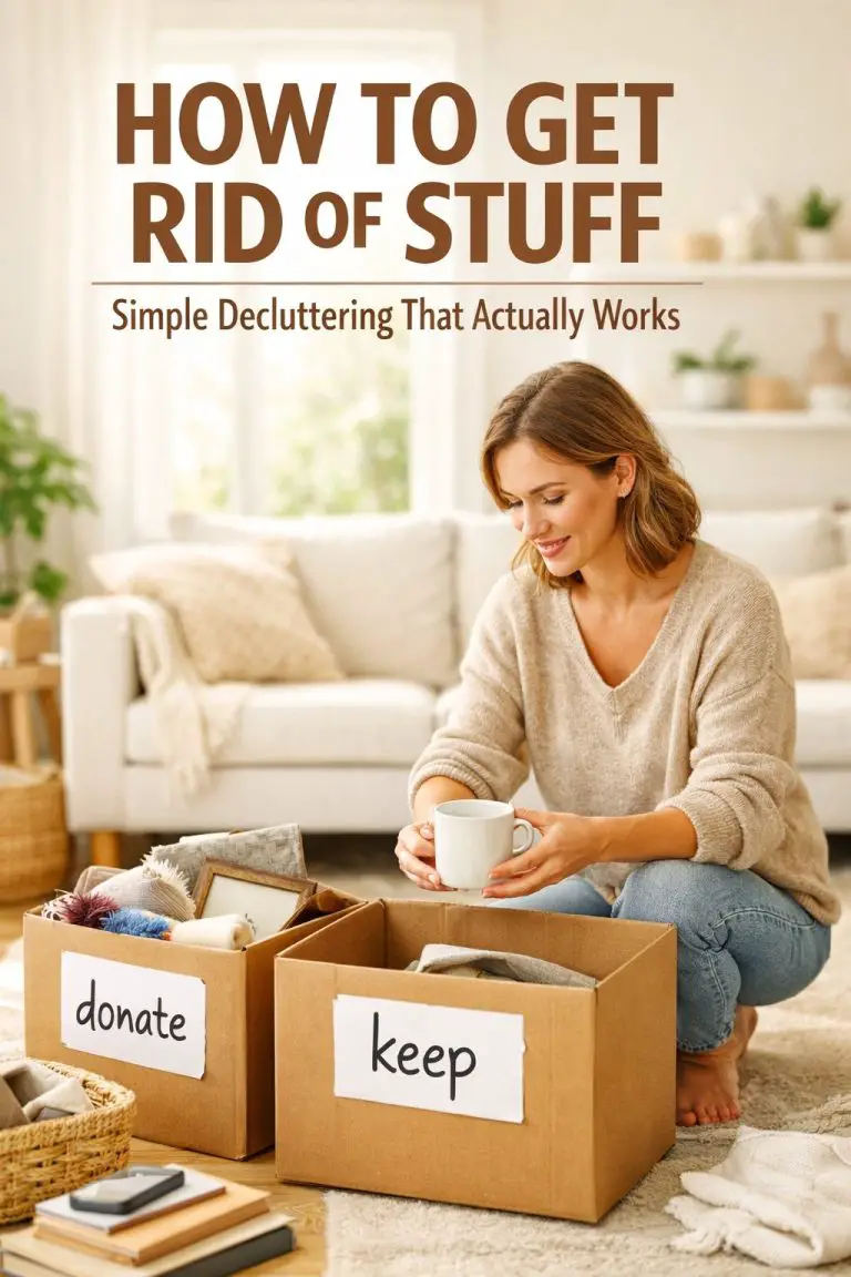 How To Get Rid Of Stuff Without Feeling Overwhelmed