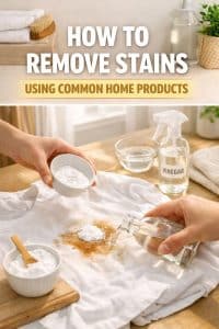 How To Remove Stains Using Common Home Products