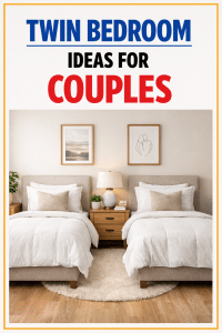 Twin Bedroom Ideas For Couples Romantic Twin Bed Layouts