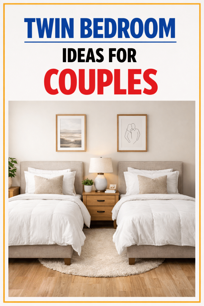 Twin Bedroom Ideas For Couples: 5 Practical Layouts