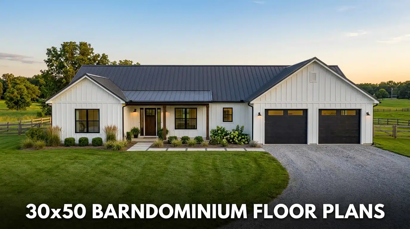 30x50 Barndominium Floor Plans