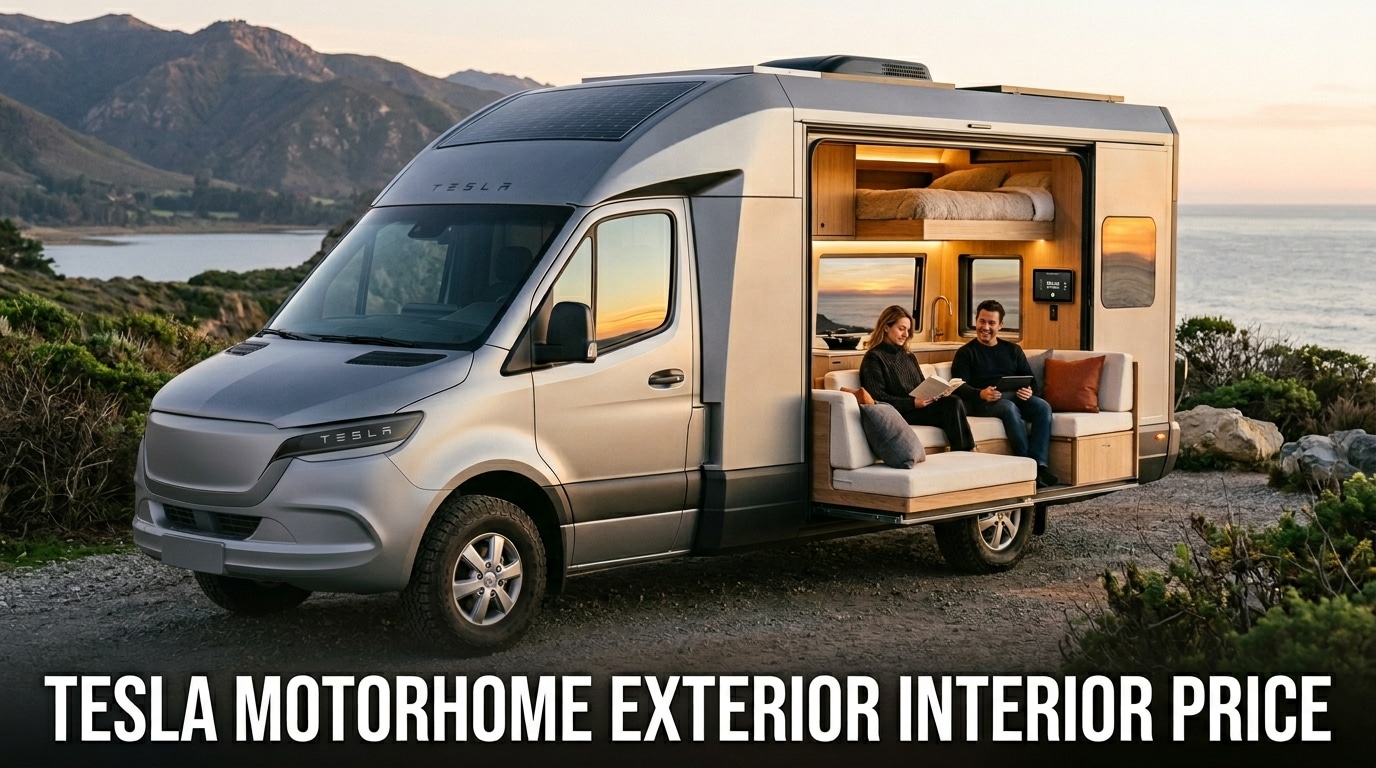 Tesla Motorhome Exterior Interior Design and Price Guide