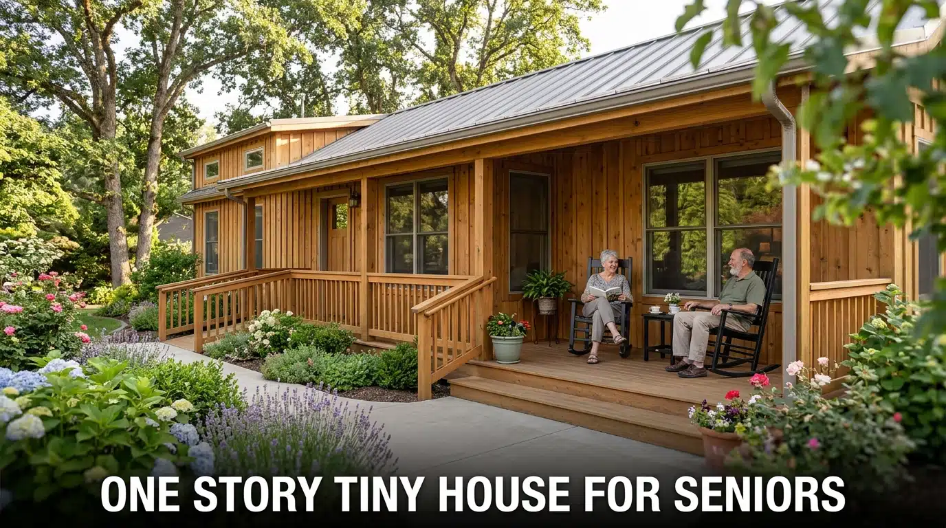 One Story Tiny House for Seniors