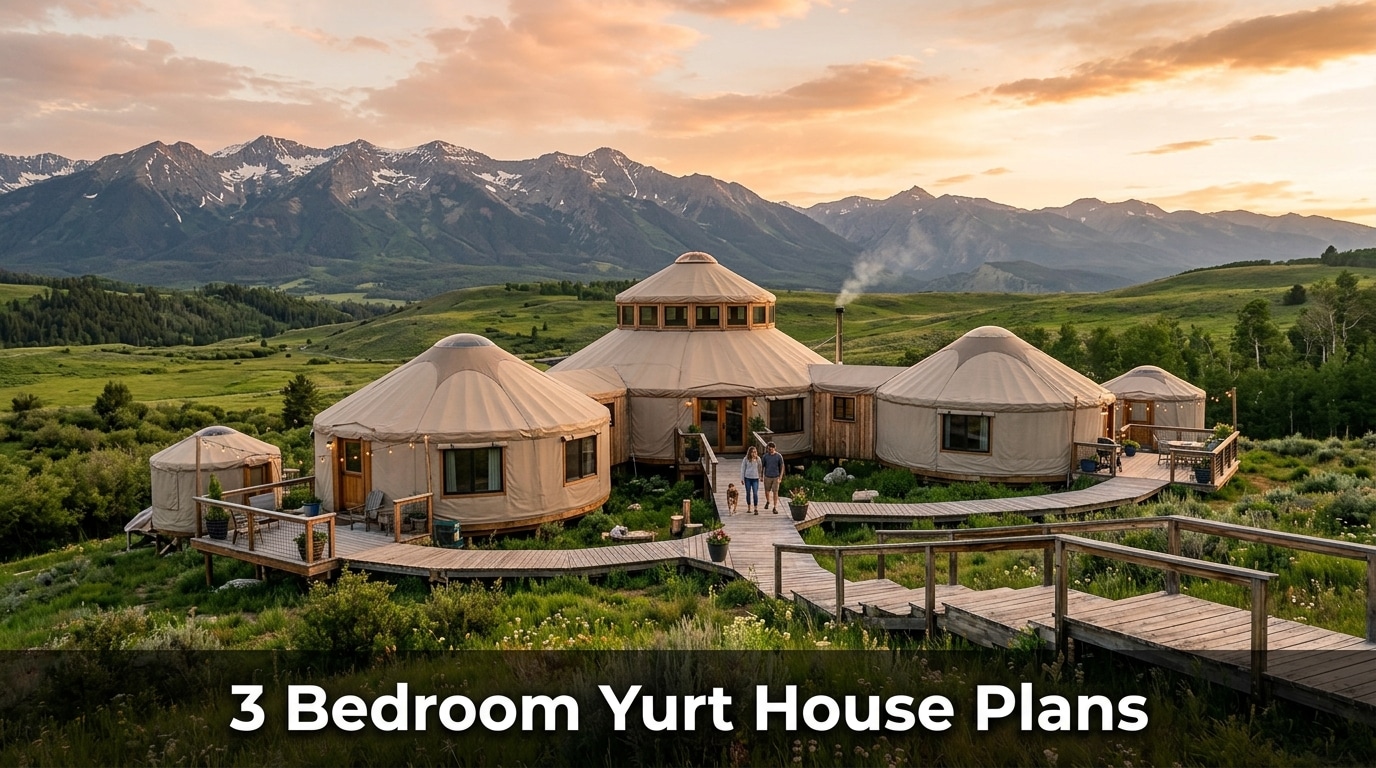 3 Bedroom Yurt House Plans