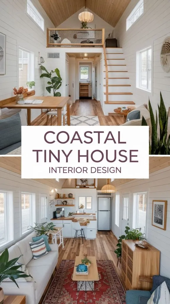 24' Modern Coastal Tiny House Interior Design Ideas: Embracing Minimalism by the Sea