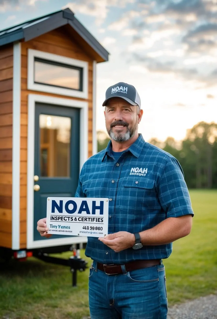 Noah inspects and certifies tiny homes for sale